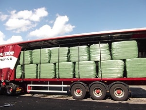 Baled RDF from SCA Recycling, which announced last week it is now permitted to export the fuel